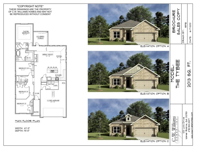 Floorplans CW Williams